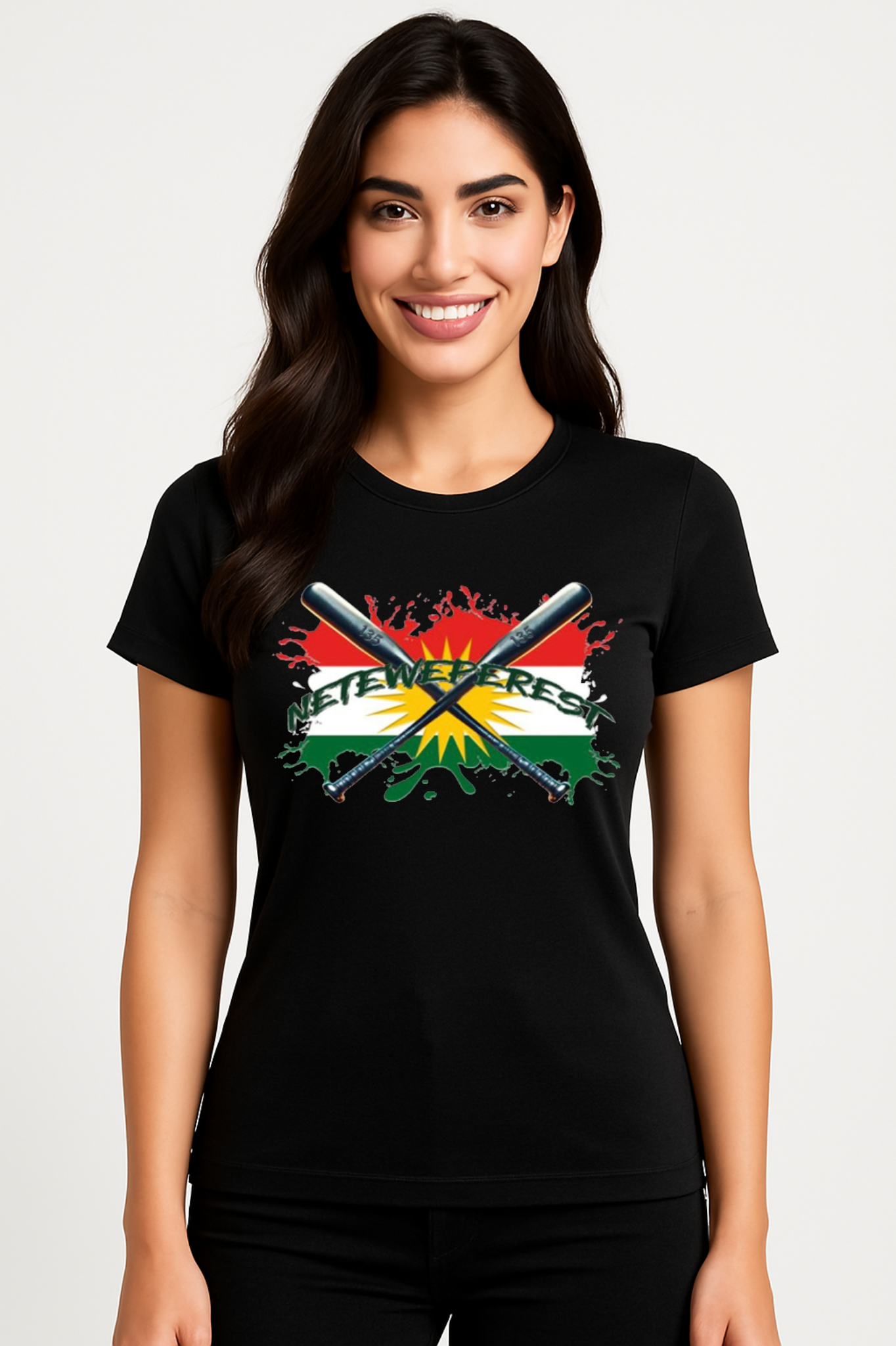 Neteweperest Damen T-Shirt – Kurdischer Widerstandsgeist in Style