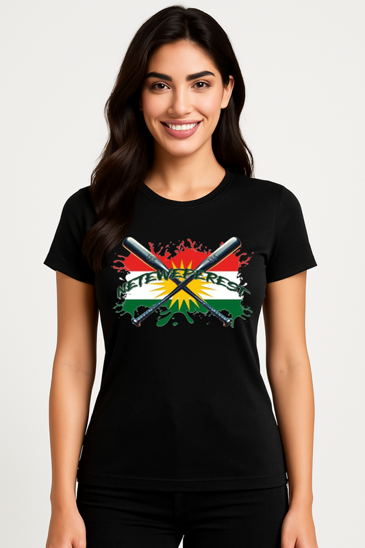 Neteweperest Damen T-Shirt – Kurdischer Widerstandsgeist in Style