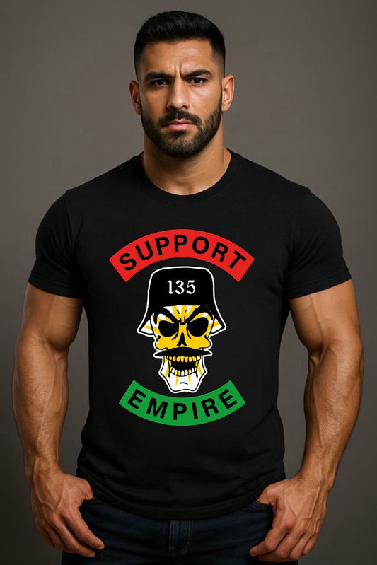 T-Shirt „Support Empire – Kurdistan Skull 135 MC“