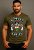 T-Shirt „Support Empire – 135 Kurdistan“ (Olivgrün)