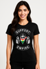 SUPPORT EMPIRE – Schwarzes Damen T-Shirt
