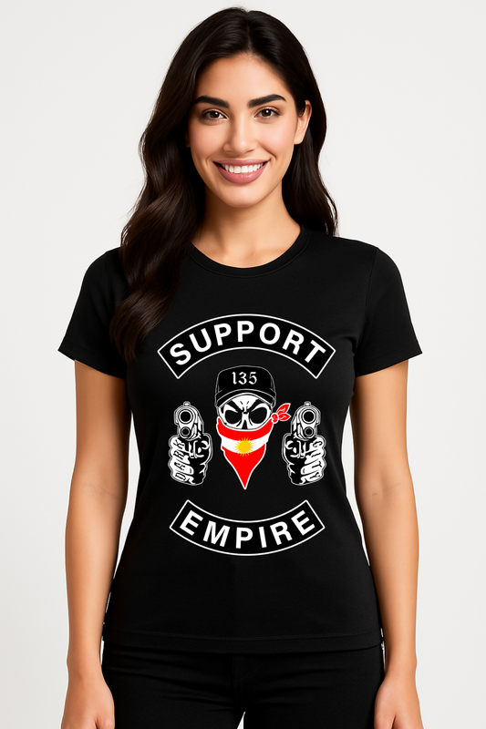 Support Empire Damen T-Shirt (Ezidische Flagge)